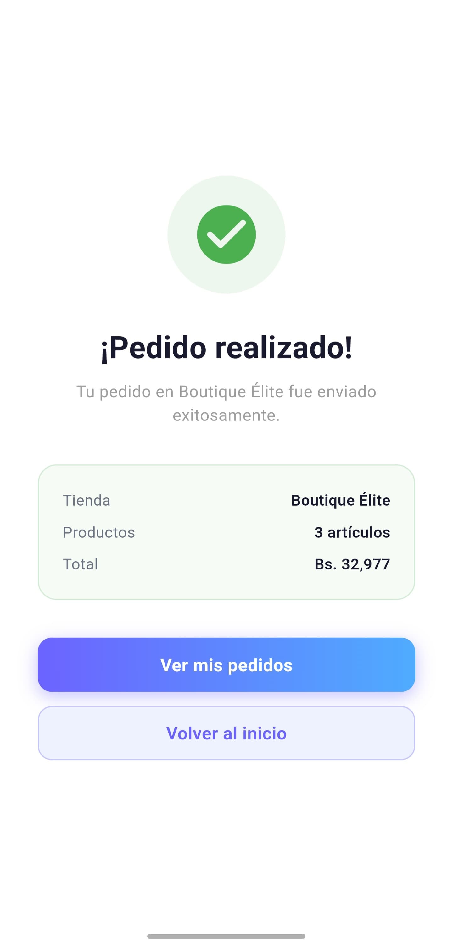 App cliente